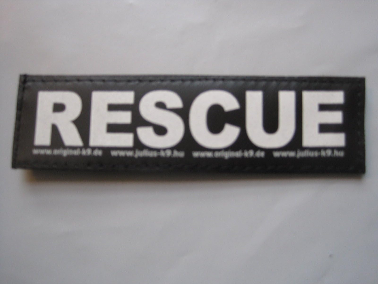 Rescue (Large) Package of 2 Julius-K9 Labels for K-9 Harnesses