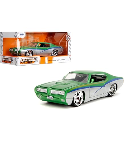 Amazon.com: Jada Toys Bigtime Muscle 1:24 1971 Pontiac GTO Die