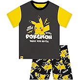 Pokemon Pajamas | Pikachu Boys Pajamas | Short Sleeve Boys Pjs For Summer