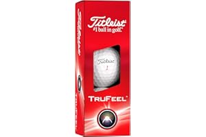 Titleist TruFeel Golf Balls (White, 3pk) 1 Sleeve 2024