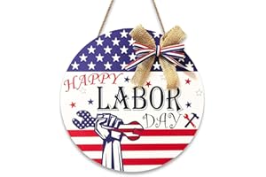 IRCOR Labor Day Decorations Outdoor Happy Labor Day for Front Door