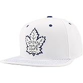 ZHATS NHL Unisex-Adult NHL Officially Licensed Adjustable Snapback Hat Flat Bill Z11 Pop White