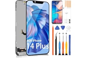 ARSSLY for iPhone 14 Plus Screen Replacement Kit, Display for LCD iPhone 14 Plus Digitizer Touch Screen Assembly A2632 A2885 A2896 with Repair Tools(Incell)