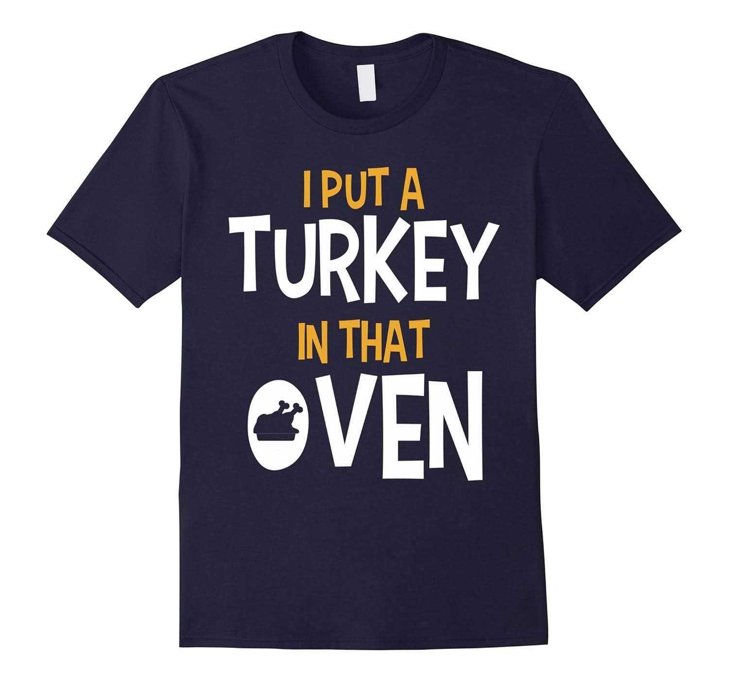 I Put A Turkey In That Oven - Thanksgiving Baby Announcement-ANZ