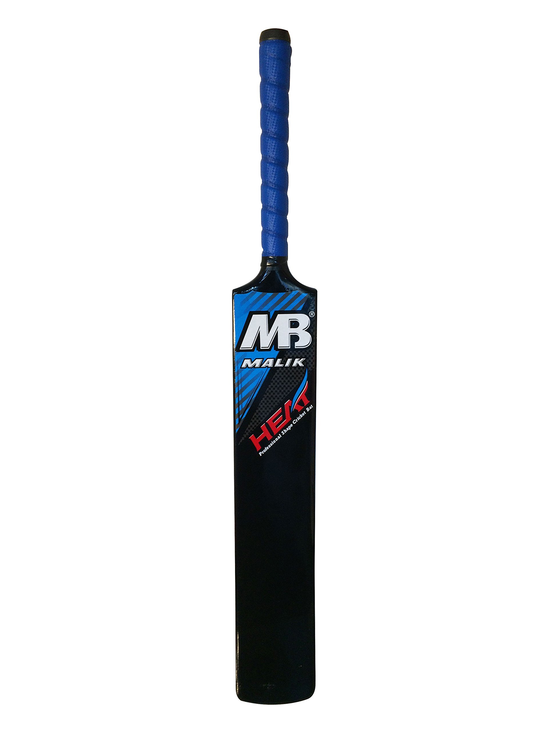Malik Heat Fiber Glass Composite Black Tape Tennis Ball Cricket Bat