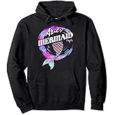 Aries Mermaid Zodiac Sign With Mermaid Tail for Women Pullover Hoodie