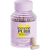 Lemme Purr Vaginal Probiotics for Women - Promotes pH Balance, Healthy Vaginal Odor & Urinary Tract Health w/Lactobacillus Blend, Clinically Tested Strains, Pineapple & Vitamin C - 60 Veggie Capsules