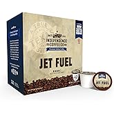 Independence Coffee Co. Jet Fuel Intense and Heavy Body, Dark Roast, Single Serve Coffee K Cup Pods, 40 Count