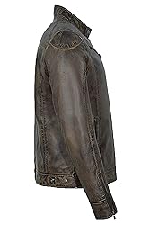 HANDSY Leather Jackets For Men - Leather Motorcycle