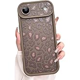 KANGHAR Case Compatible with iPhone Air Leopard Printed Pattern Cute Cheetah Phone Case Soft TPU Shockproof Protective Cover Designed for iPhone Air 6.5 Inch Brown