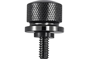 WHTCHSU Black Aluminum Alloy Seat Bolt Screw Suitable to for Harley Davidson 1996-2024(1 Pc Bolt)