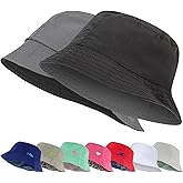 Kids Bucket Hat for Girls & Boys, Packable Fun & Cool Reversible Beach Sun Teen Toddler Bucket Hat - Ages 3-14 Years