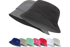 ADDIE & TATE Kids Bucket Hat for Girls & Boys, Packable Fun & Cool Reversible Beach Sun Teen Toddler Bucket Hat - Ages 3-14 Years