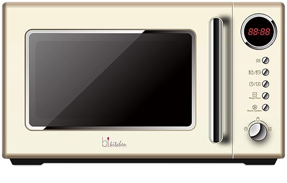 bkitchen Cook 815 - Microondas Retro (700 W, 20 litros, 5 Niveles ...
