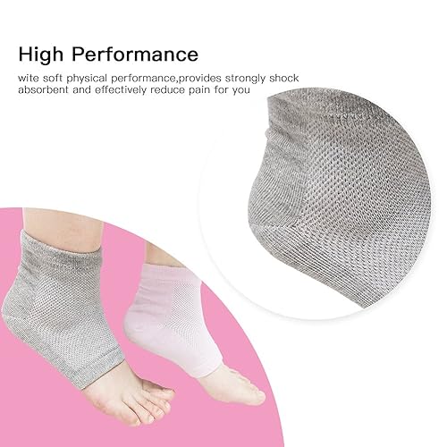 pairs Vented Moisturizing Heel Socks, Smeala Day Night Open Care