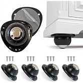 Heavy Duty Self Adhesive Furniture Casters 4 Pack Stick-On Swivel Wheels | Heavy-Duty Self Adhesive Caster Wheels with Smooth 360&deg; Swivel for Furniture, Appliances, Storage Bins &amp; More