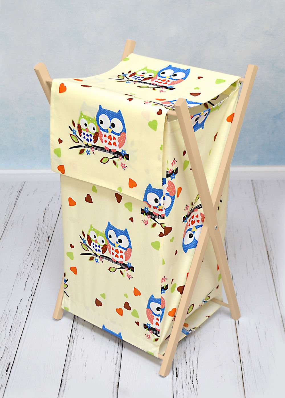 Owls Decoration Love2sleep Small Nursery Nappy Toys Storage Round