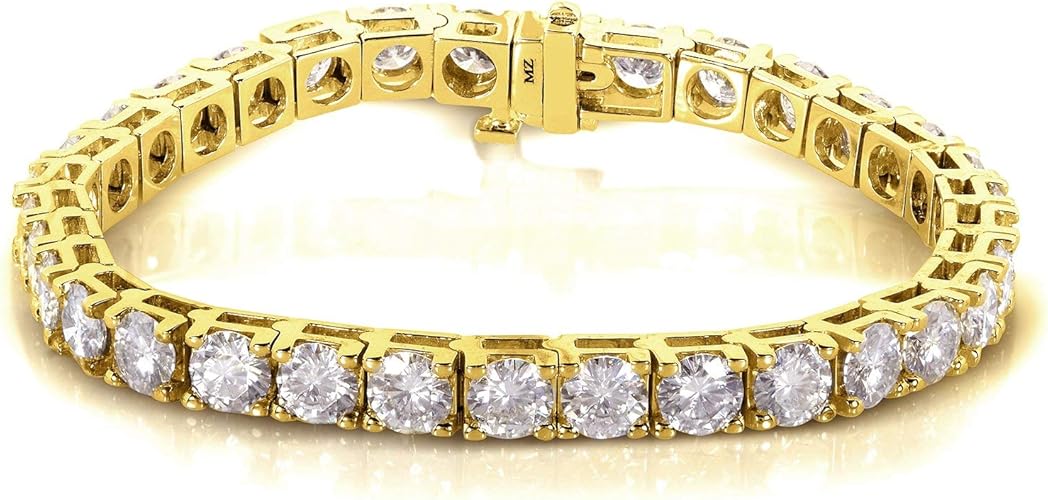 Moissanite Tennis Bracelet 16 1/2 CTW 