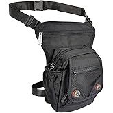 Innturt Nylon Leg Bag Thigh Leg Pouch Fanny Pack Tactical Bag Shoulder Messenger Black