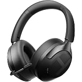 HAYLOU S40 ANC Headphones, Bluetooth 6.0, 90H Playtime, 5 Mics Over Ear | 50dB Hybrid ANC, LDAC Hi-Res Audio, 5 HD Mics for Calls, Custom EQ App, Multipoint Connection, Foldable Design