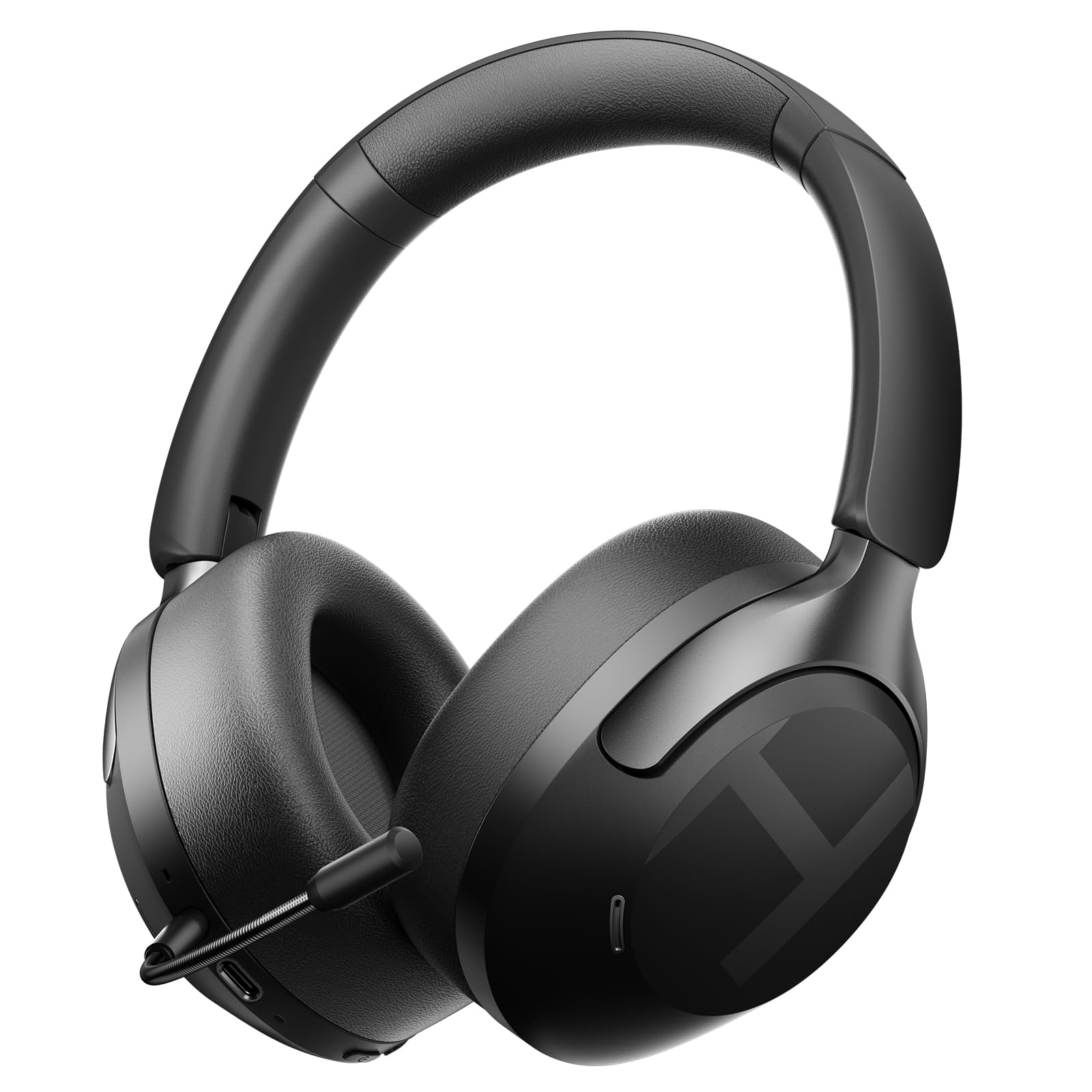 Photo 1 of HAYLOU S40 Noise Cancelling Headphones Over Ear, 50dB Hybrid ANC with Multiple Modes, LDAC Hi-Res Wireless Audio, 90H Playtime, Custom EQ via App, Bluetooth 6.0 Multipoint Connect, 5 HD Mics Call