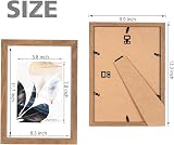 Scholar Tree Brown Wooden A4 Picture Frame Set of 3 with Mount view 5