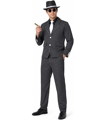 Amazon.com: Zoot Suit Costume Men's Sharp and Stylish Pin Stripe