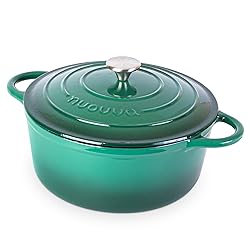 Nuovva Enamelled Cast Iron Dutch Oven Pot with Lid