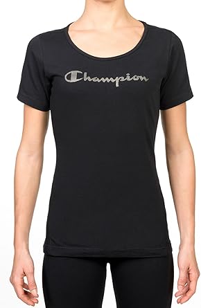 magliette champion donna nero