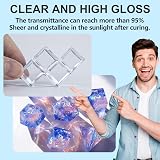 JDiction UV Resin 300g High Gloss Clear Sunlight Activated Glue Kit view 2