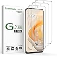 amFilm 3 Pack Compatible with Motorola Moto G Stylus 2024 5G 6.7" Screen Protector Tempered Glass with Easy Installation Handles, HD Clear, Anti-Scratch Bubble-Free
