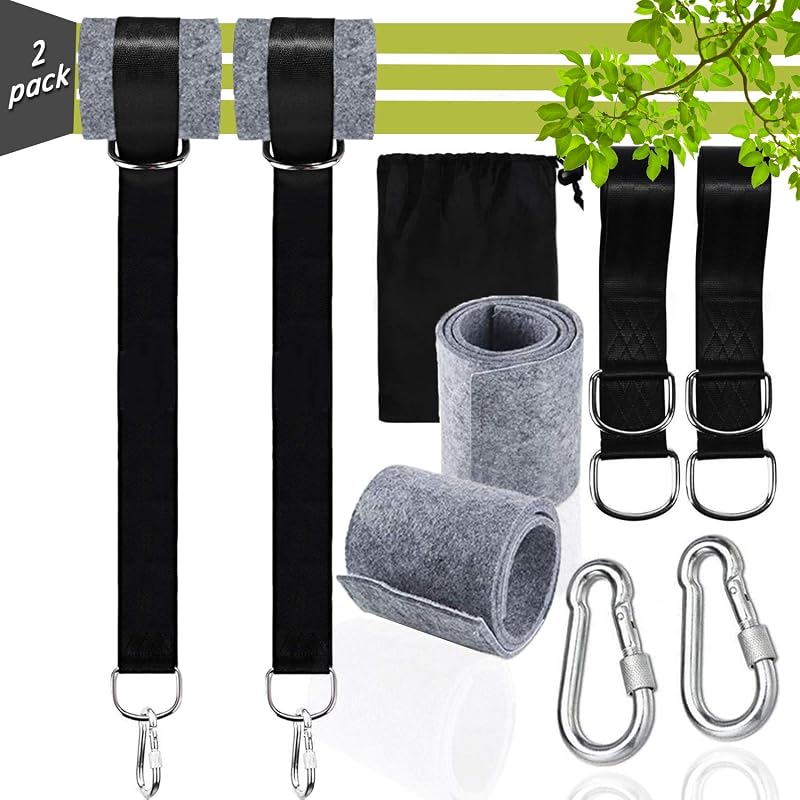 Todoxi Hammock Straps Set of 2 Hanging Kit 550LB each 1100LB folded