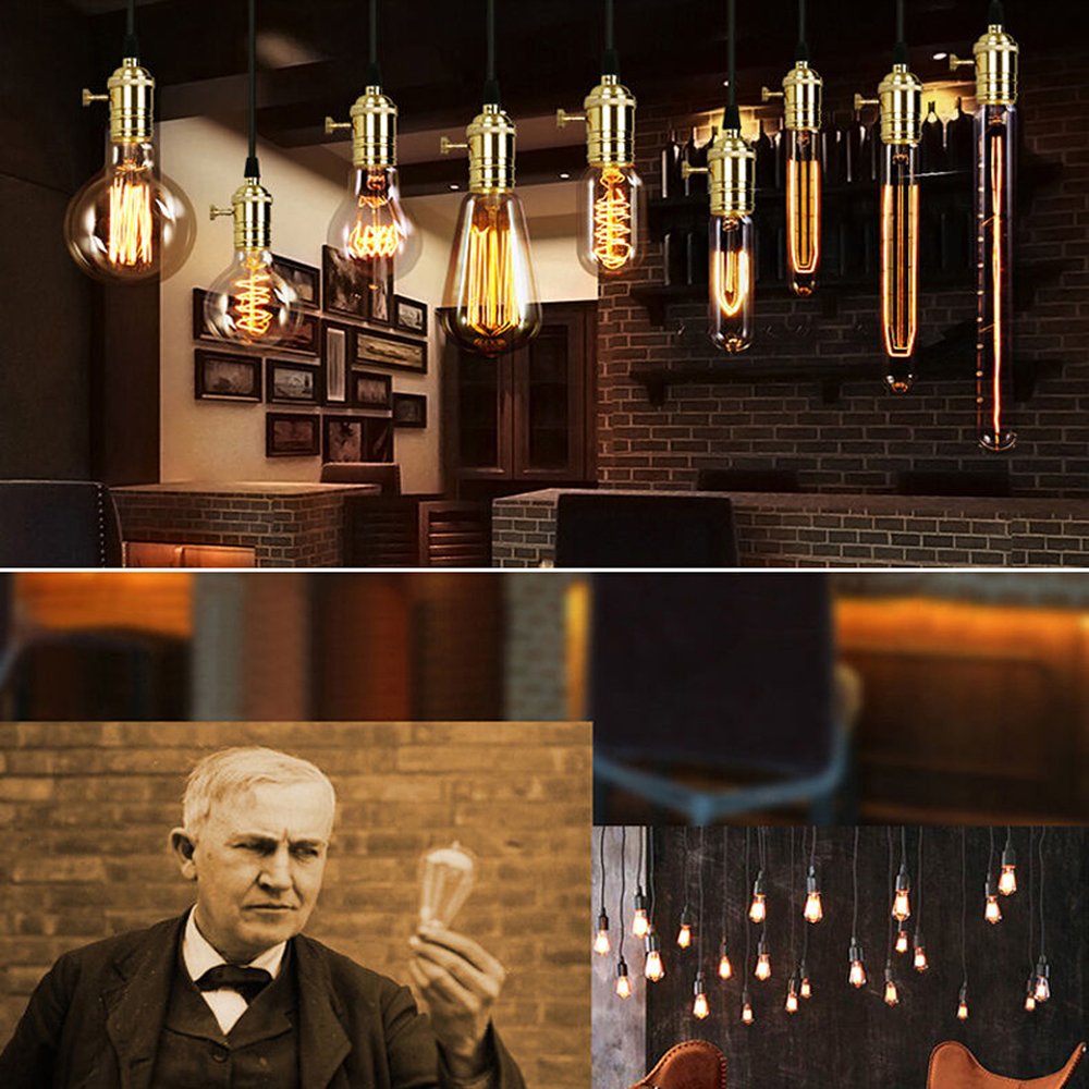 Single Vintage Bulb Cord Edison Socket Lamp Plug Pendant Light With Dimmer Zhma Industrial Diy Lamp Holder E26 27 Base 4 5m 14 8ft With Swith And Plug Twisted Black Cloth Cord Hanging Light Fixture Porch