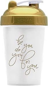 GOMOYO Motivational Quotes on Performa Perfect Shaker Bottle, 20 Ounce Classic Protein Shaker Bottle, Dishwasher Safe, Leak Proof, Multiple Sayings and Colors Available