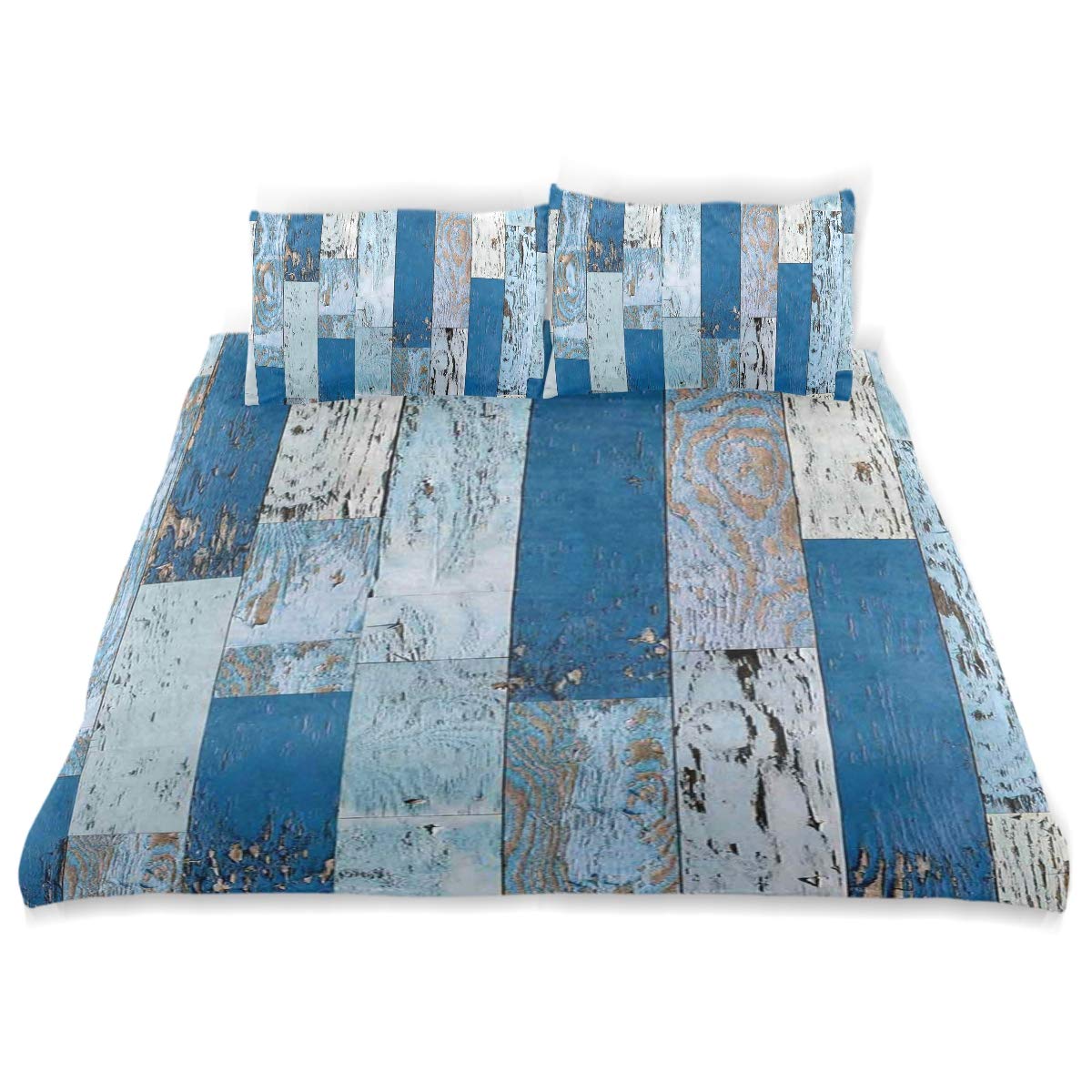 Amazon Com Sinoval Decor Duvet Cover Set Old Rough Wooden Planks