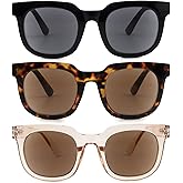 zooxsky 3 Pack Reading Sunglasses for Women Men Classic Outdoor Sunglasses Reader Full Lenses Sun Readers -Not bifocal