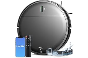 MAMNV Robot Vacuum and Mop,2 in 1 for Carpet & Hard Floor,Robotic Vacuum Cleaner with Alexa/Voice/App,Powerful & Quiet for Pet Hair,Slim 2.87",Self-Charging & Zigzag Path Cleaning