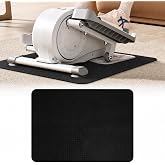 THAILE Elliptical &amp; Stepper Mat, 23.6" x 17" x 4mm, Non-Slip Mat | Double-Sided Non-Slip Grip stabilizes ellipticals, steppers, pedal exercisers and vibration plates, and protects floors
