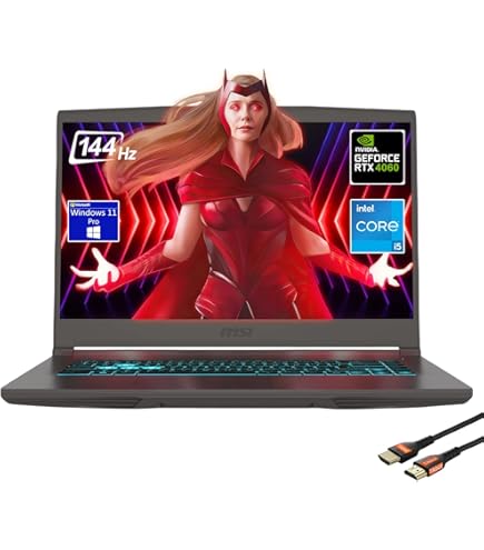 Amazon.com: msi Thin Gaming Laptop, 15.6 inch FHD 144Hz, Intel