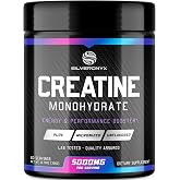 Creatine Monohydrate Powder 5000mg - Pure Micronized Creatine Mono 5G Nutritional Supplement - Pre Workout for Energy &amp; Muscle Support for Men and Women, Unflavored, Bottled in USA - 60 Servings