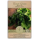 Gaea's Blessing Seeds - Turnip Seeds - Seven Top Non-GMO Seeds with Easy to Follow Planting Instructions - Heirloom Germination Rate 91%