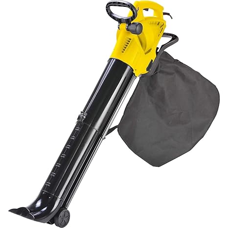 Syntrox Germany 2800 Watt Comfort 3 in 1 Laubsauger Laubbläser Häcksler mit Fangsack