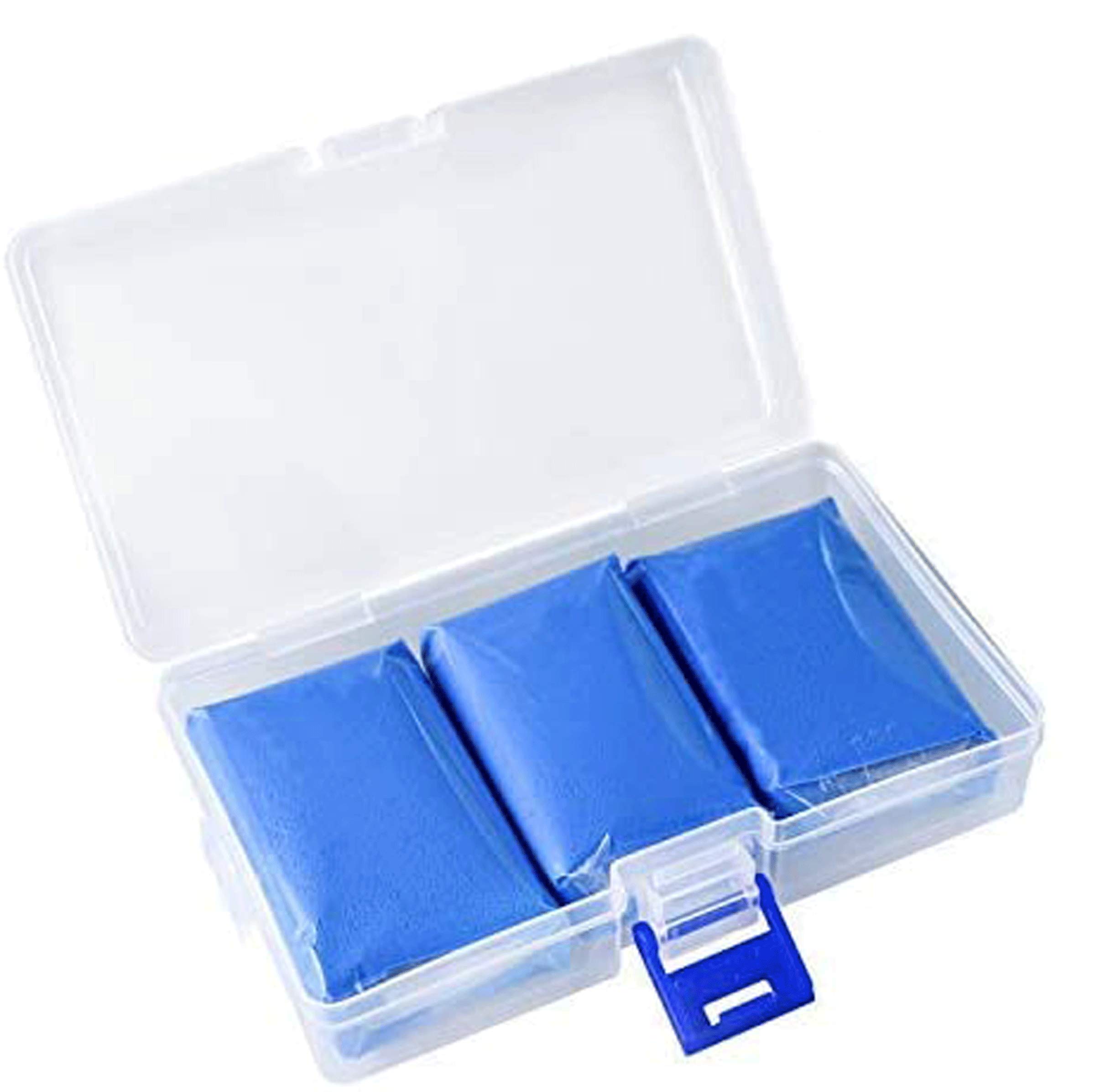 Fixget 3 PCS Car Clay Bar, 3 x 100g Blue Auto Detailing Magic Clay Bar Cleaner Perfect for Your Car Cleaning (3 Pcs)