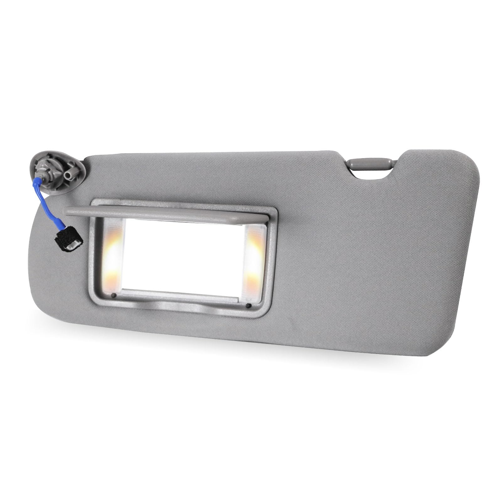 Photo 1 of Nakuuly Sun Visor Gray Compatible with Honda CRV 2017 2018 2019 2020 2021 2022 Left Driver Side Sunvisor with Vanity Light with Mirror Replaces # 83280TLAA12ZB