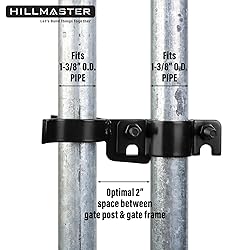 HILLMASTER 1-3/8"x1-3/8" Chain Link Fence Fork