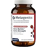 Metagenics - Bone Builder Extra Strength - Bones and Teeth Support with Calcium and Phosphorus - 180 Tablets