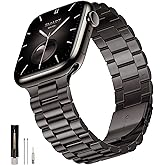 SUNFWR Compatible with Apple Watch Band 40mm 41mm 38mm 42mm(Series 10 11) for Women Men, Stainless Steel Metal iWatch Band for Apple Watch Series 11/10/9/8/7/6/5/4/3/2/1/SE/SE2/SE3 Ultra3/2/1 (No case)