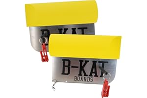 B-Kat Boards Catfishing Planer Boards, Reversible Side Planer, for Trolling, Dragging, Anchor Boat Fishing, Set of 2 Boards, Made in The USA