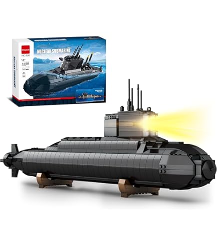 Amazon.com: Strategic Nuclear Submarine Building Toy Set with