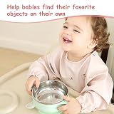 PewinGo Weaning Bib with Long Sleeves 2PCS Waterproof Baby Burp Coverall Bibs view 5